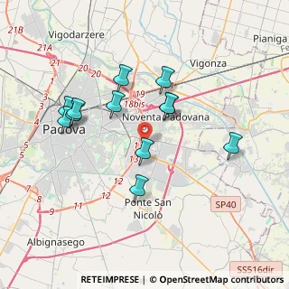 Mappa Via M. Bellisario, 35127 Padova PD, Italia (3.45833)