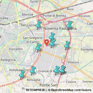 Mappa Via M. Bellisario, 35127 Padova PD, Italia (2.15545)