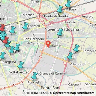 Mappa Via M. Bellisario, 35127 Padova PD, Italia (3.4915)