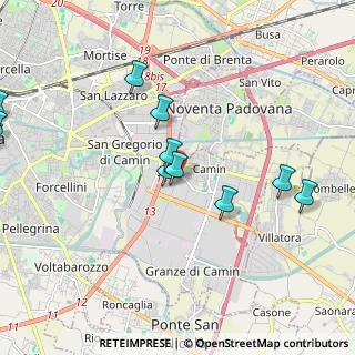 Mappa Via M. Bellisario, 35127 Padova PD, Italia (2.53333)