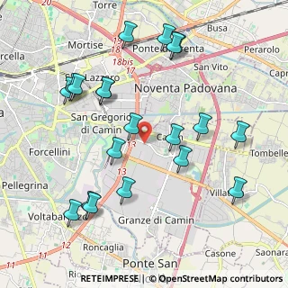 Mappa Via M. Bellisario, 35127 Padova PD, Italia (2.22)