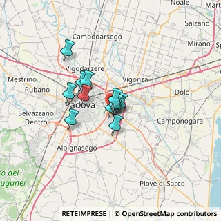 Mappa Via M. Bellisario, 35127 Padova PD, Italia (4.02583)