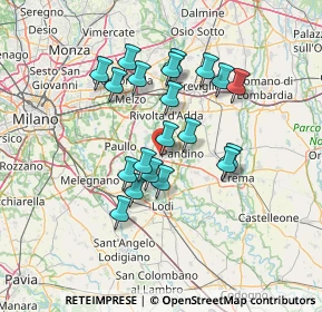 Mappa Via Grecia, 26016 Spino d'Adda CR, Italia (11.782)