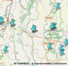 Mappa Via Grecia, 26016 Spino d'Adda CR, Italia (6.3965)