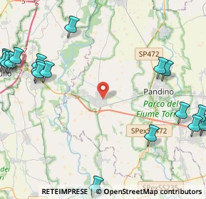 Mappa Via Grecia, 26016 Spino d'Adda CR, Italia (6.467)
