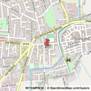 Mappa Via Francesco Galantino, 31, 26029 Soncino, Cremona (Lombardia)