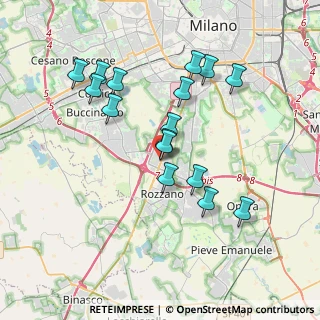 Mappa SP ex Strada Statale 35 dei Giovi, 20089 Rozzano MI (3.46188)