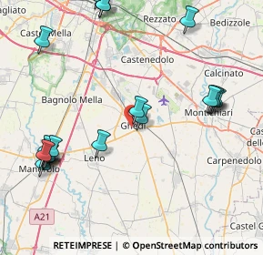 Mappa Via Circuito Sud, 25016 Ghedi BS, Italia (10.1805)