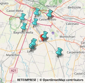 Mappa Via Circuito Sud, 25016 Ghedi BS, Italia (6.245)