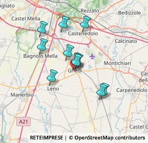 Mappa Via Circuito Sud, 25016 Ghedi BS, Italia (5.58636)