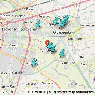Mappa Via delle Ortensie, 30030 Vigonovo VE, Italia (1.71917)
