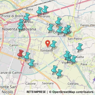 Mappa Via delle Ortensie, 30030 Vigonovo VE, Italia (2.3435)