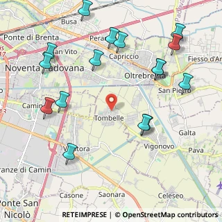 Mappa Via delle Ortensie, 30030 Vigonovo VE, Italia (2.505)