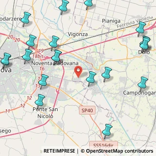 Mappa Via delle Ortensie, 30030 Vigonovo VE, Italia (6.065)