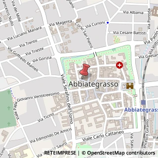 Mappa Via Giuseppe Borsani, 21, 20081 Abbiategrasso, Milano (Lombardia)