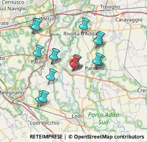 Mappa Via Martiri della Liberazione, 26016 Spino d'Adda CR, Italia (6.606)