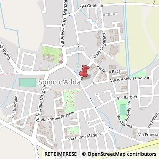 Mappa Viale Ungaretti, 2, 26016 Spino d'Adda, Cremona (Lombardia)