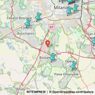 Mappa Via Varalli, 20089 Rozzano MI, Italia (7.54667)