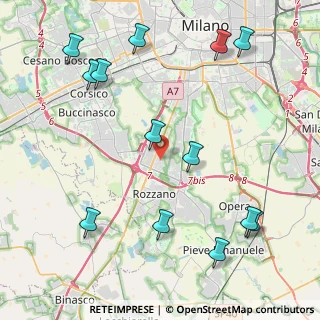 Mappa Via Varalli, 20089 Rozzano MI, Italia (5.21846)