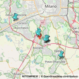 Mappa Via Varalli, 20089 Rozzano MI, Italia (3.17909)