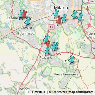 Mappa Via Varalli, 20089 Rozzano MI, Italia (4.44538)
