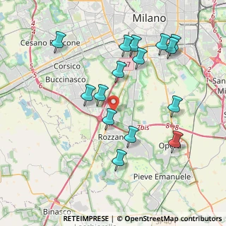 Mappa Via Gran Sasso, 20089 Rozzano MI, Italia (4.04267)
