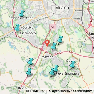 Mappa Via Caracciolo, 20089 Rozzano MI, Italia (5.20364)