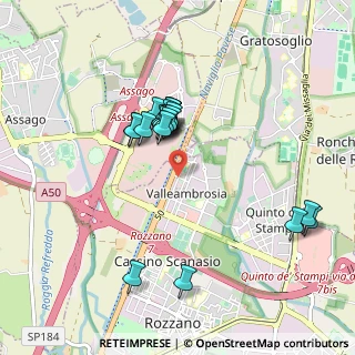 Mappa Via Gran Sasso, 20089 Rozzano MI, Italia (0.8095)