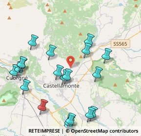 Mappa Strada Provinciale, 10081 Castellamonte TO, Italia (4.7145)