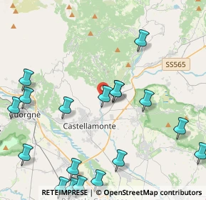 Mappa Strada Provinciale, 10081 Castellamonte TO, Italia (5.864)