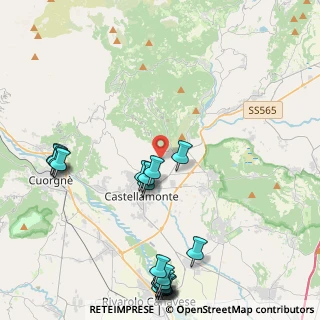 Mappa SP 60, 10080 Baldissero Canavese TO, Italia (5.6625)