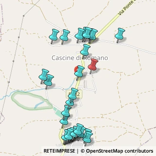 Mappa Via Ponte Chiusella, 10090 Romano Canavese TO, Italia (0.63571)