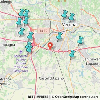 Mappa Str. dell'Alpo, 37135 Verona VR, Italia (5.11308)