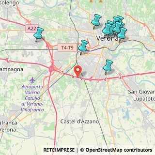 Mappa Str. dell'Alpo, 37135 Verona VR, Italia (5.38833)