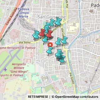 Mappa Via Bergamo, 35142 Padova PD, Italia (0.3105)