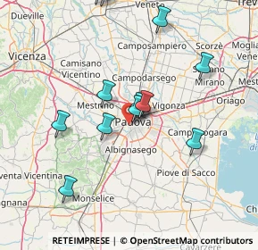 Mappa Via Bergamo, 35142 Padova PD, Italia (17.20385)