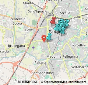 Mappa Via Bergamo, 35142 Padova PD, Italia (1.59077)
