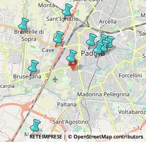 Mappa Via Bergamo, 35142 Padova PD, Italia (2.05182)