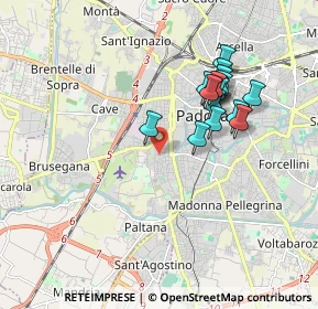Mappa Via Bergamo, 35142 Padova PD, Italia (1.6425)