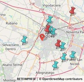 Mappa Via Bergamo, 35142 Padova PD, Italia (3.93818)