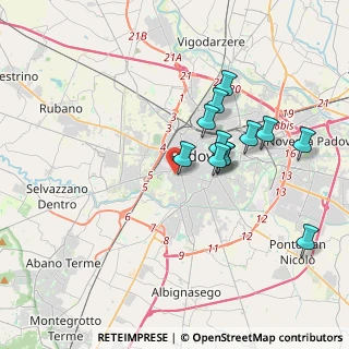 Mappa Via Bergamo, 35142 Padova PD, Italia (3.27333)