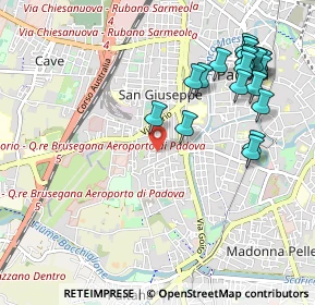 Mappa Via Bergamo, 35142 Padova PD, Italia (1.165)
