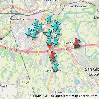Mappa Tangenziale Sud, 37135 Verona VR, Italia (1.6135)