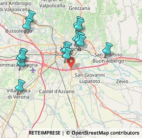 Mappa Tangenziale Sud, 37135 Verona VR, Italia (7.87867)