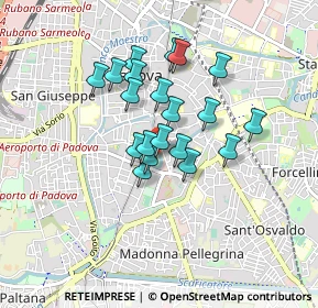 Mappa Piazza Prato della Valle, 35123 Padova PD, Italia (0.652)