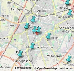 Mappa Piazza Prato della Valle, 35123 Padova PD, Italia (2.425)