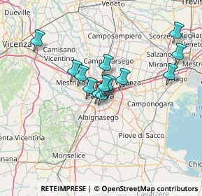 Mappa Piazza Prato della Valle, 35123 Padova PD, Italia (10.73)