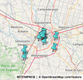 Mappa Piazza Prato della Valle, 35123 Padova PD, Italia (3.35)