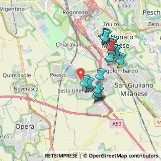 Mappa Via Lago d'Iseo, 20098 Area Industriale MI, Italia (1.6365)