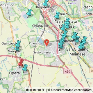 Mappa Via Lago d'Iseo, 20098 Area Industriale MI, Italia (2.532)